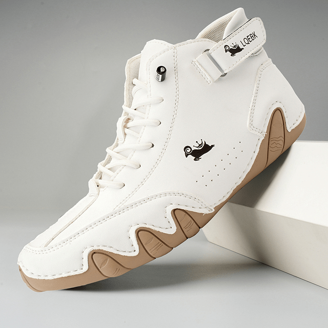 Chaussure antidérapante ultra-confortable en cuir (unisexe).