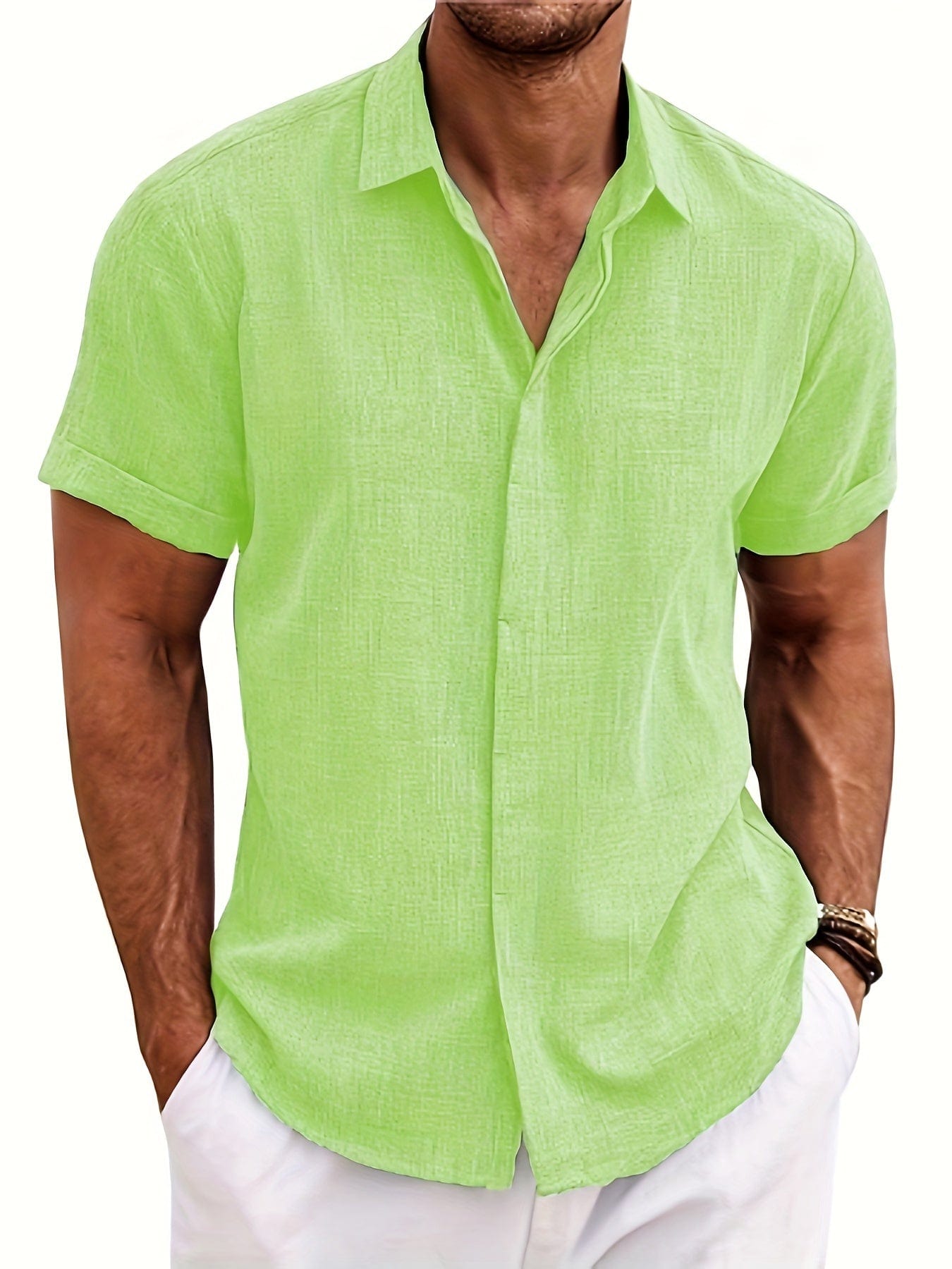 Laurent|Chemise élégante pour hommes, décontractée et respirante
