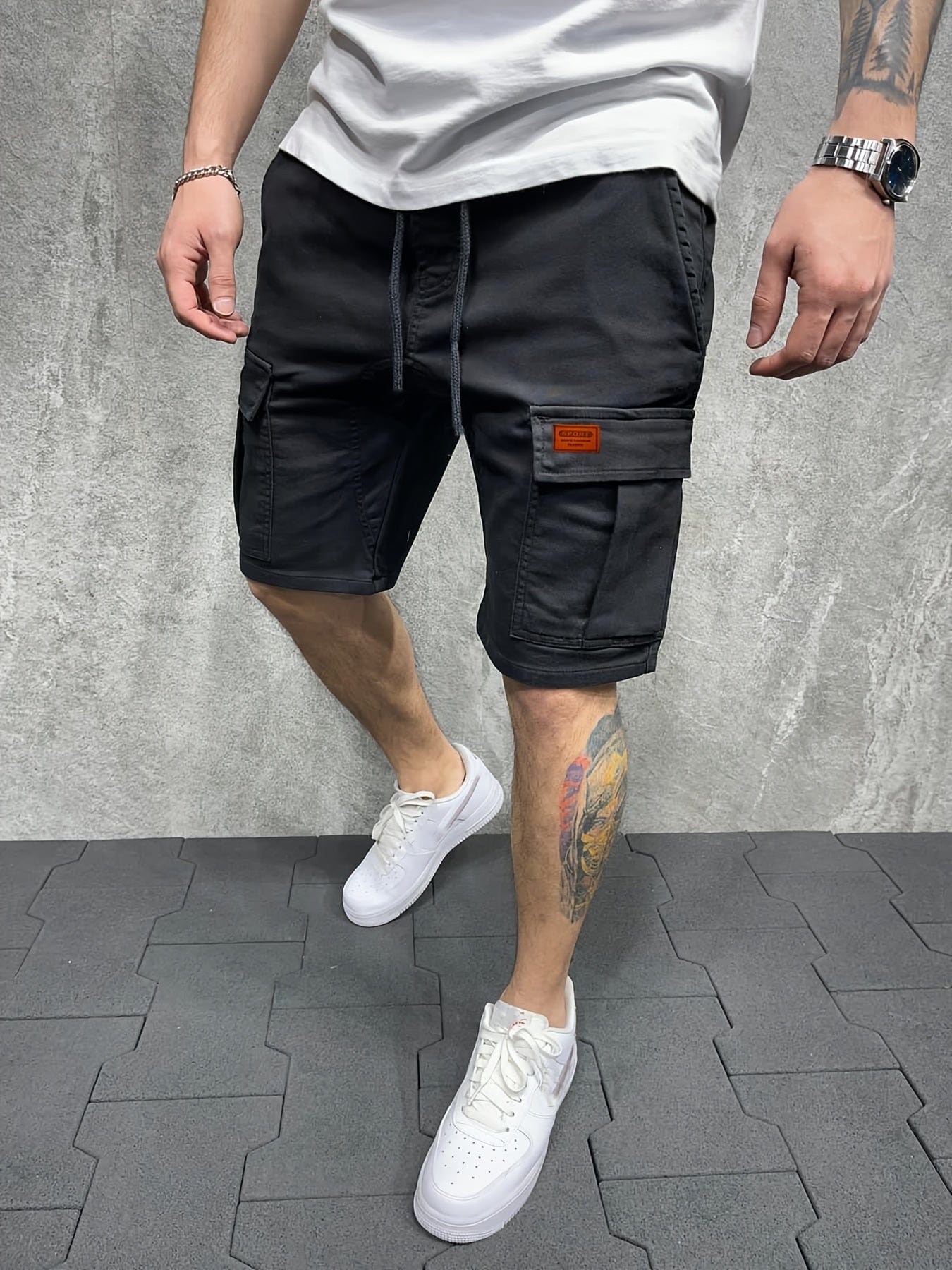 Quentin|Short cargo en coton pour homme