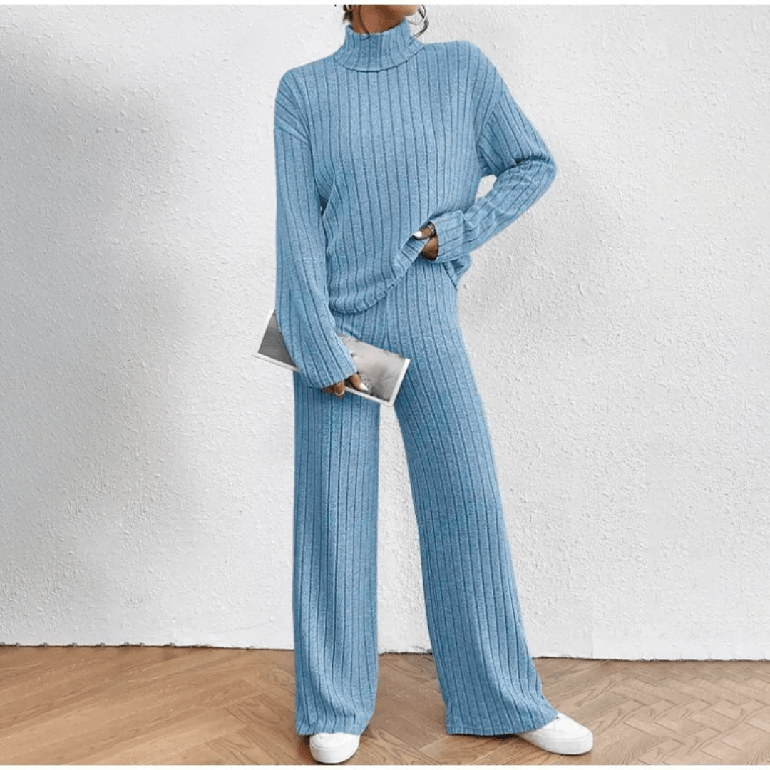 Elene™| Pantalon et pull en tricot pour femmes