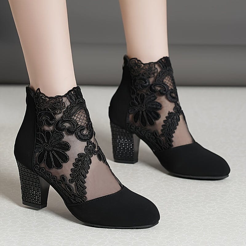 Katia|Bottes à motif de dentelle pour femmes