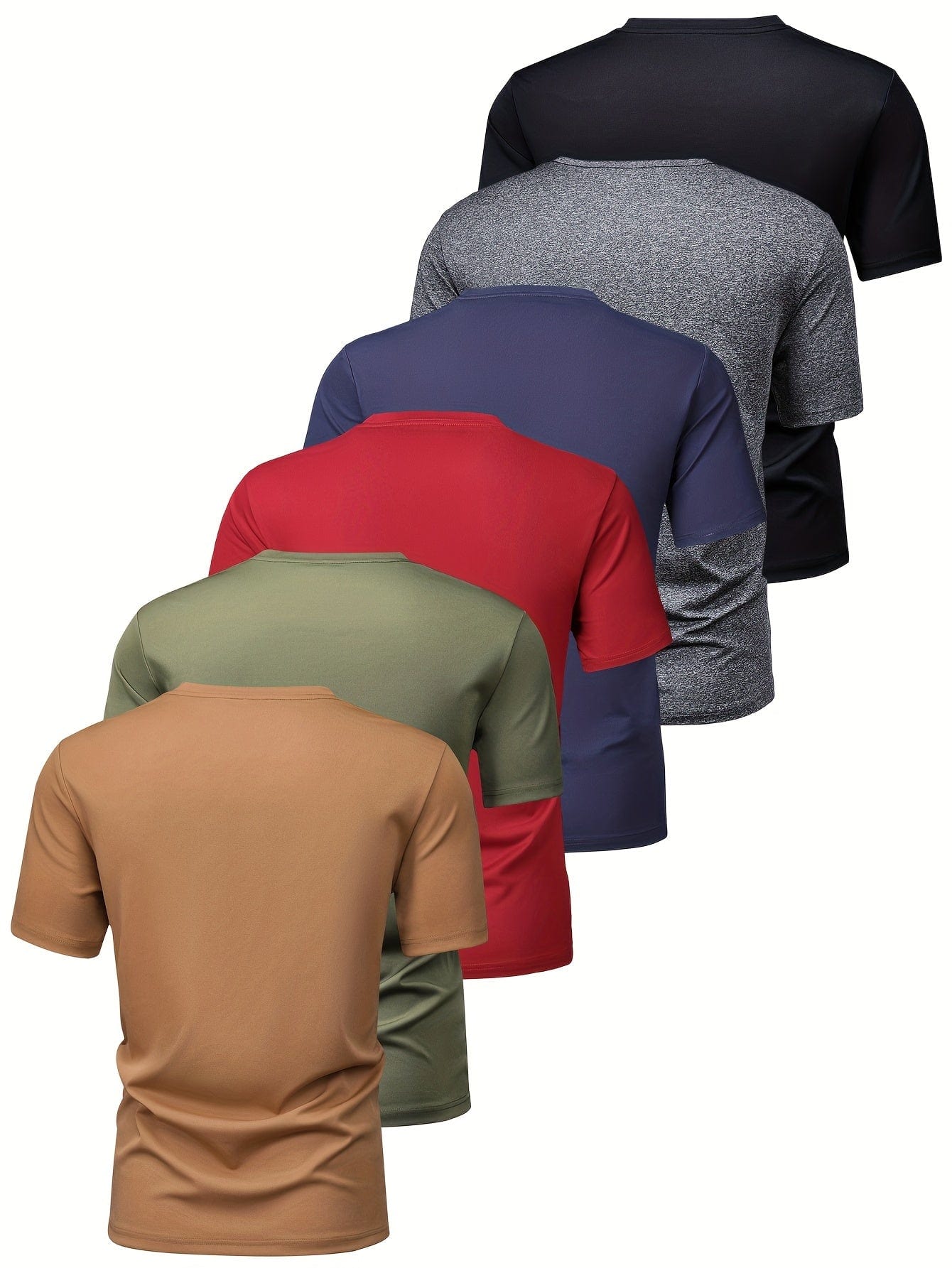 Valentin|t-shirt décontracté extensible à col rond pour l'été