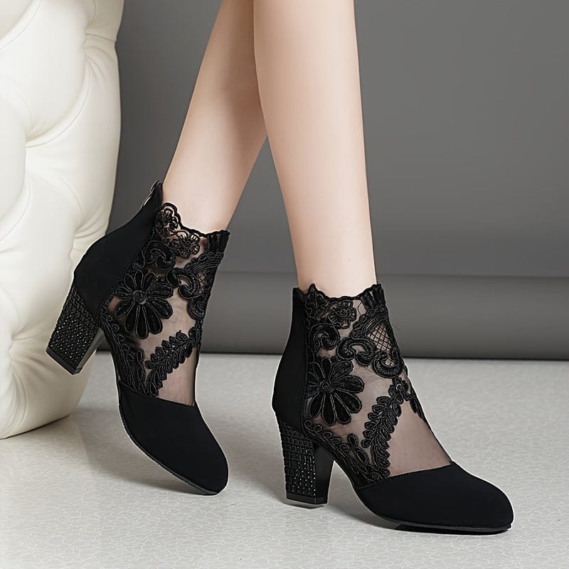 Katia|Bottes à motif de dentelle pour femmes