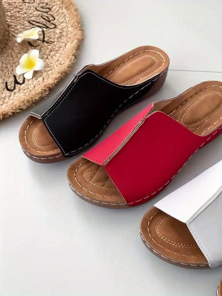 Sophia|Sandales à plateforme simples pour femmes