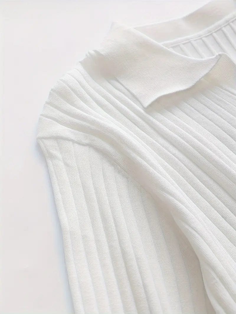 Alain|Pull en Tricot Ajusté