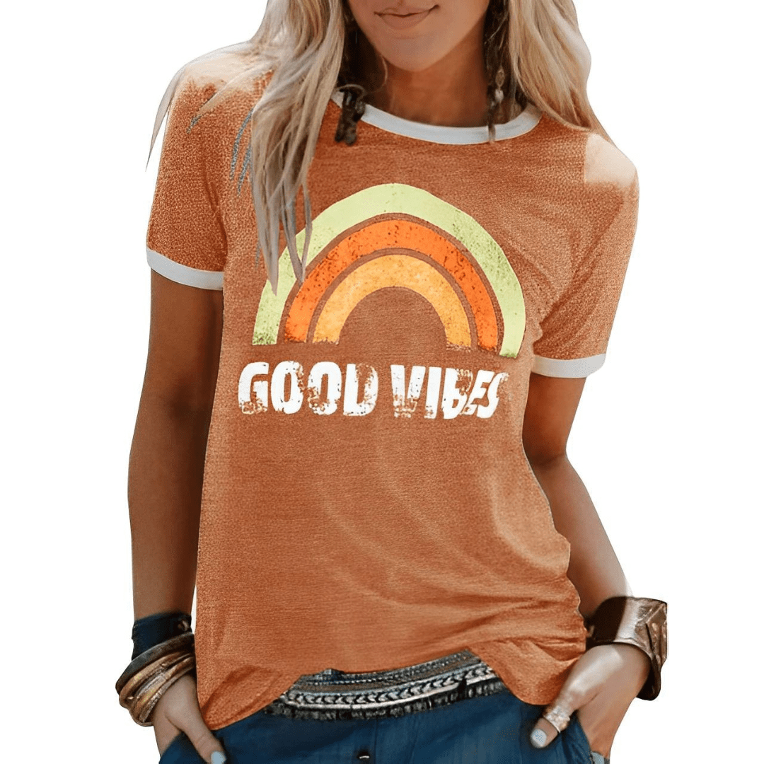 Nina|T-SHIRT GOOD VIBES