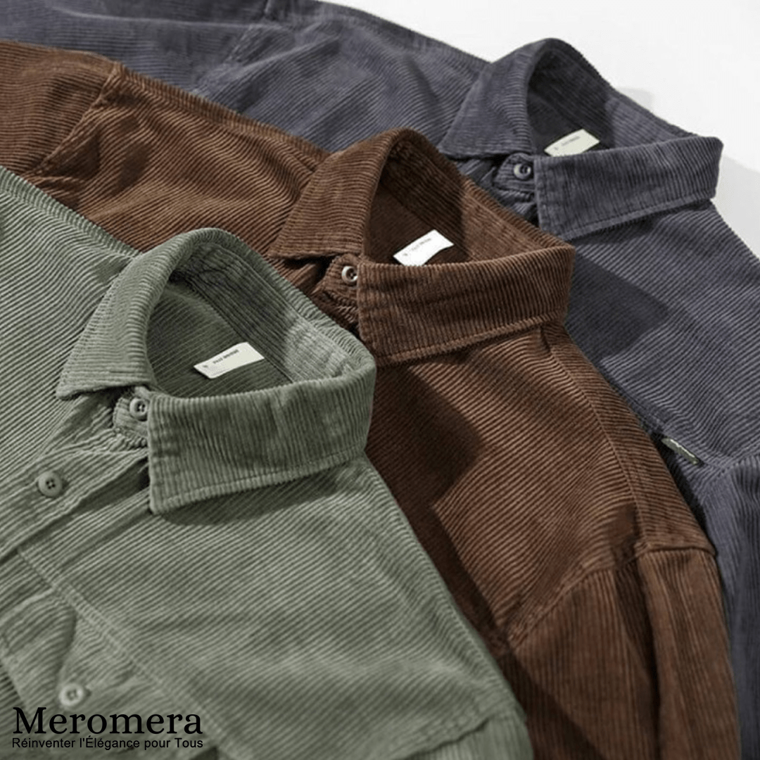 Johann|Veste décontractée en velours côtelé vintage