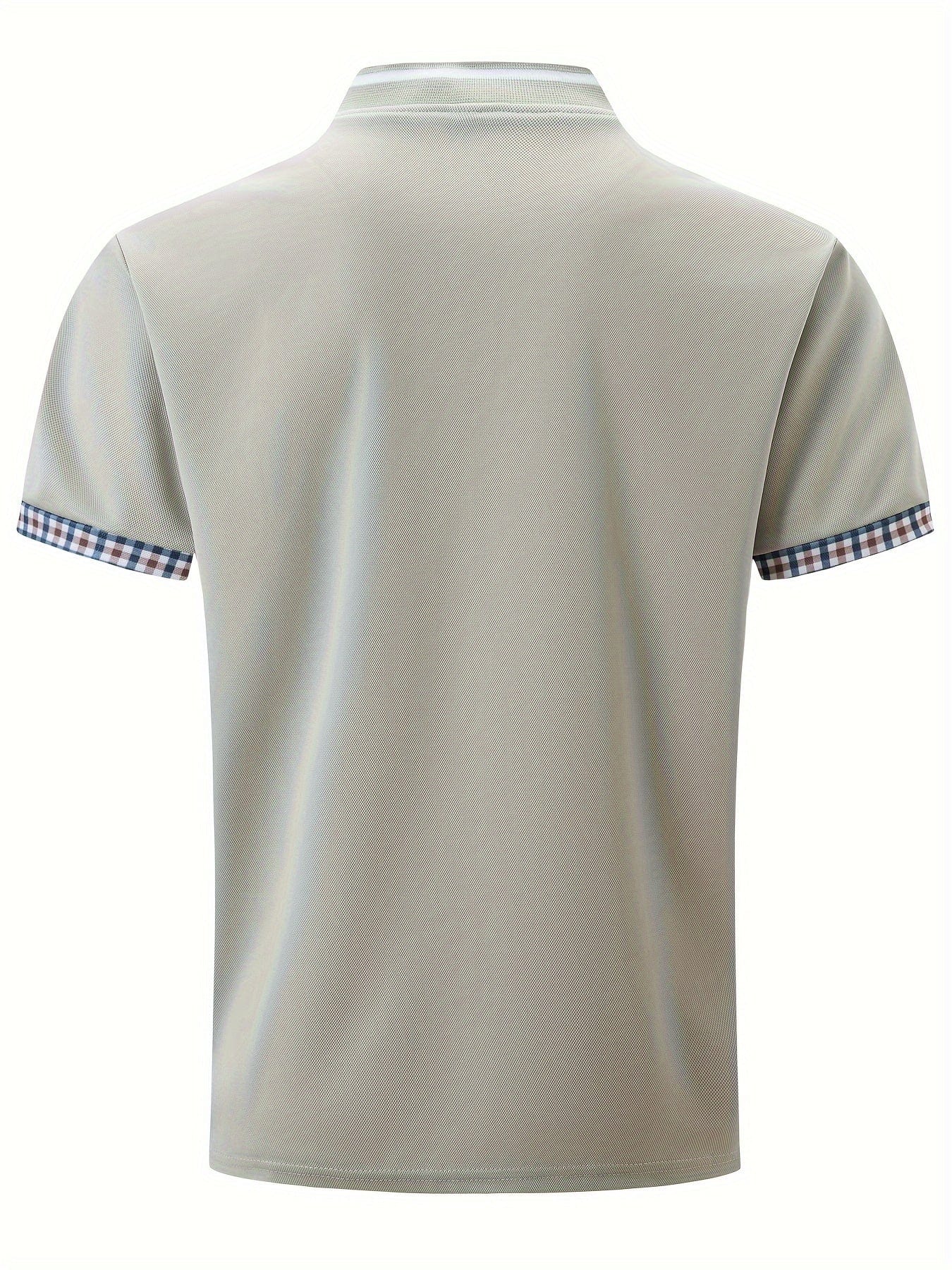 Benjamin|T-shirt à carreaux tendance sport chic