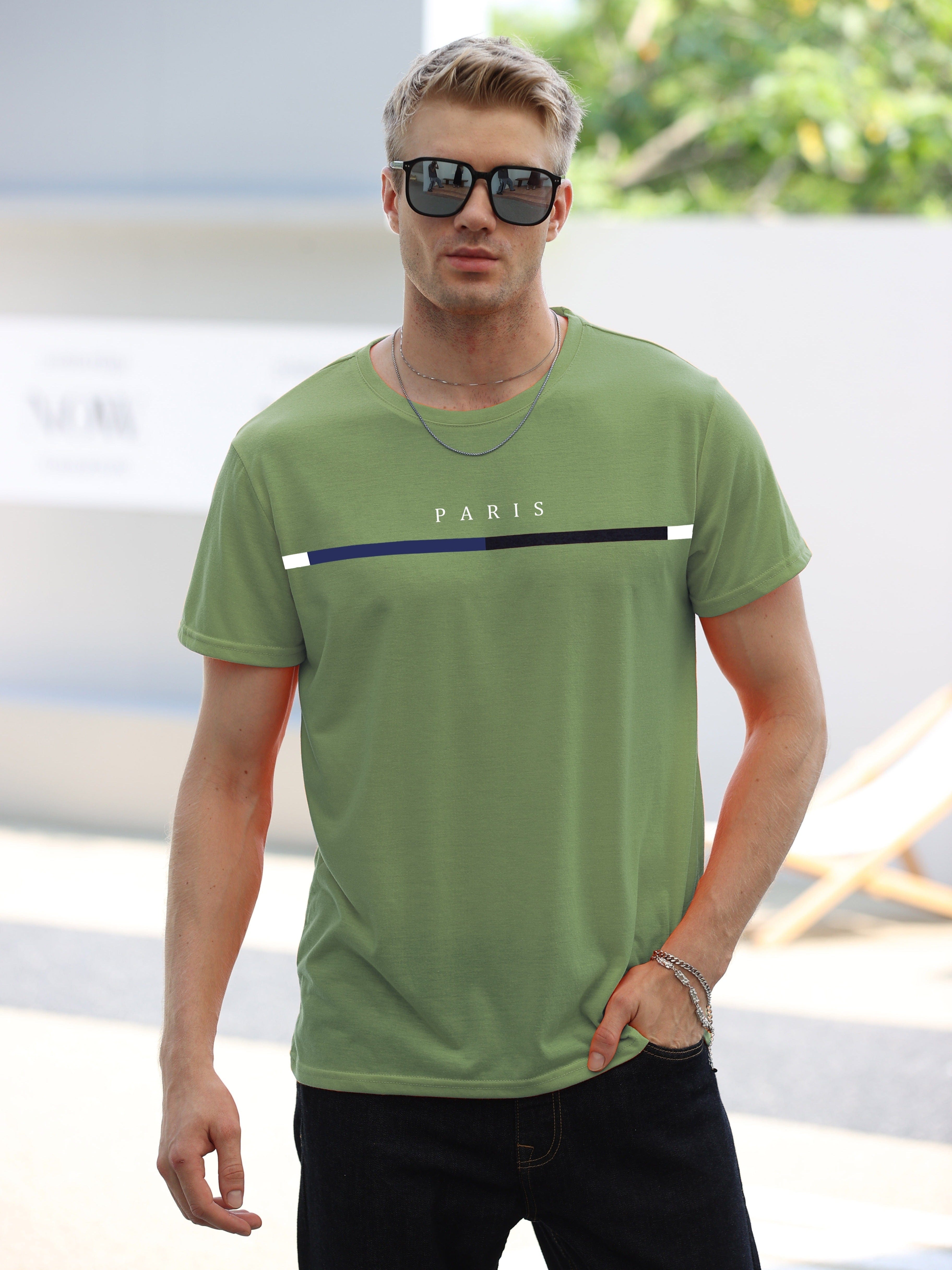 Paris|T-shirt avec Tissu extensible et confortable