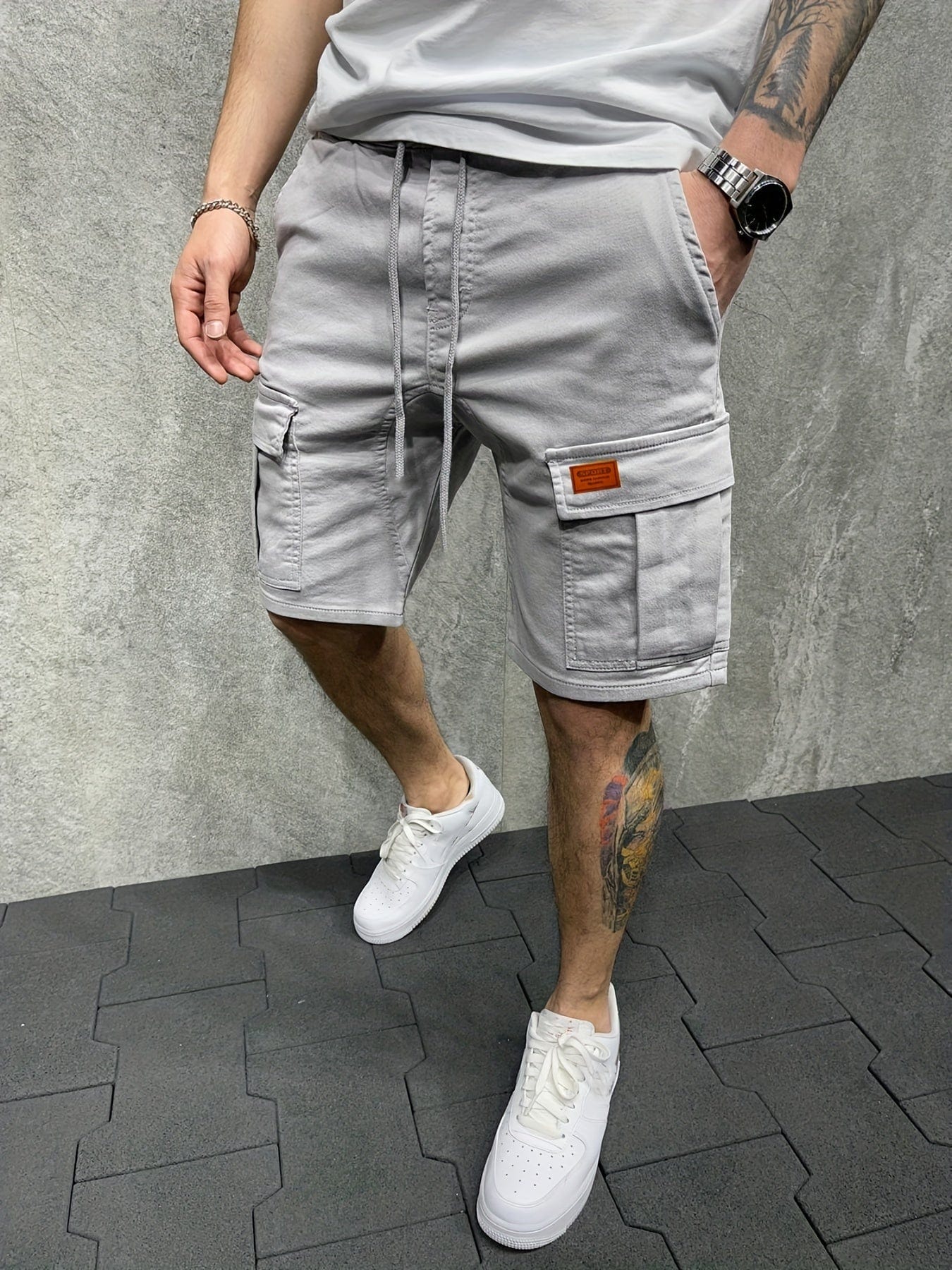 Quentin|Short cargo en coton pour homme