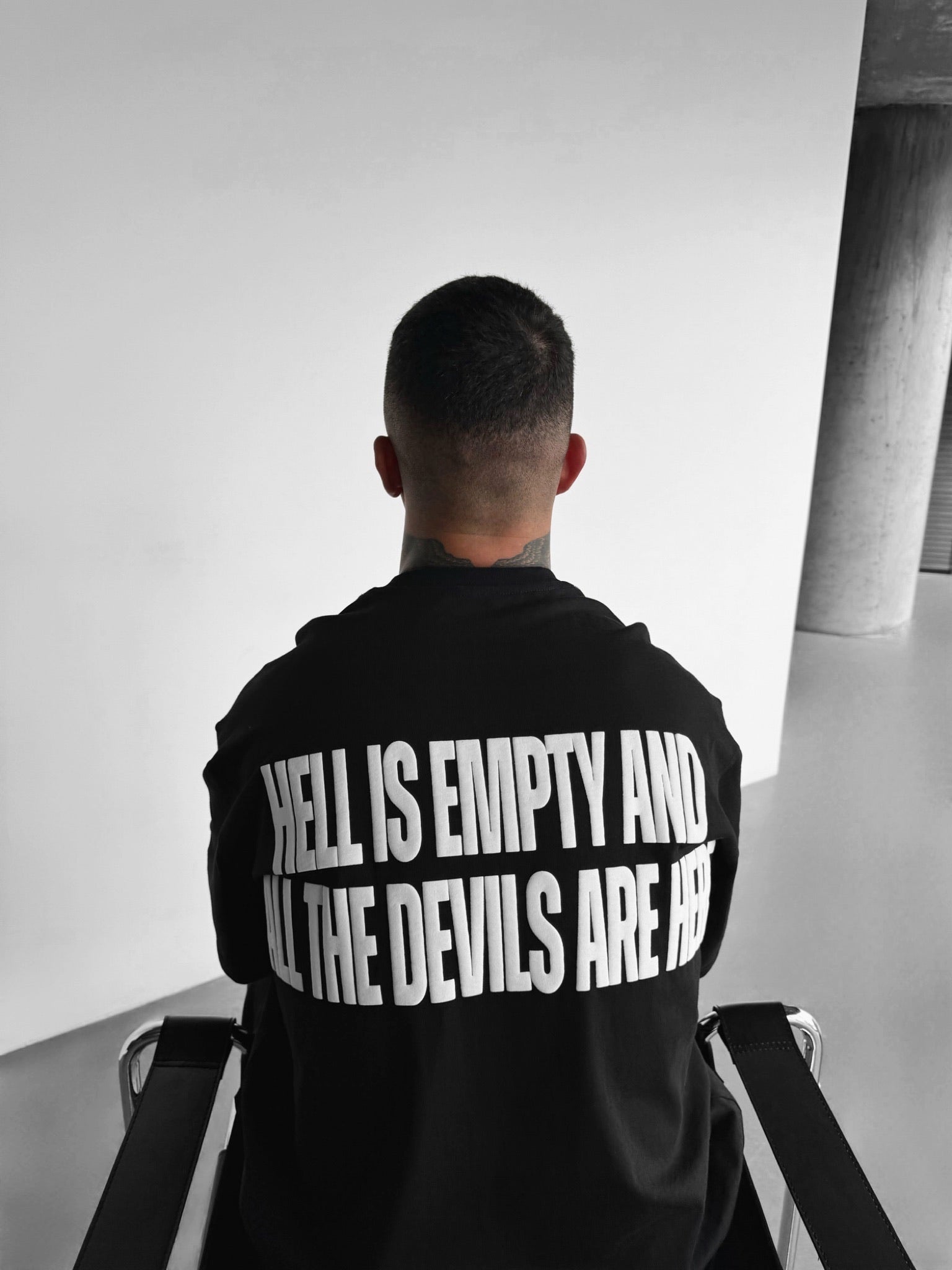 Oversize Statement T-shirt - Black