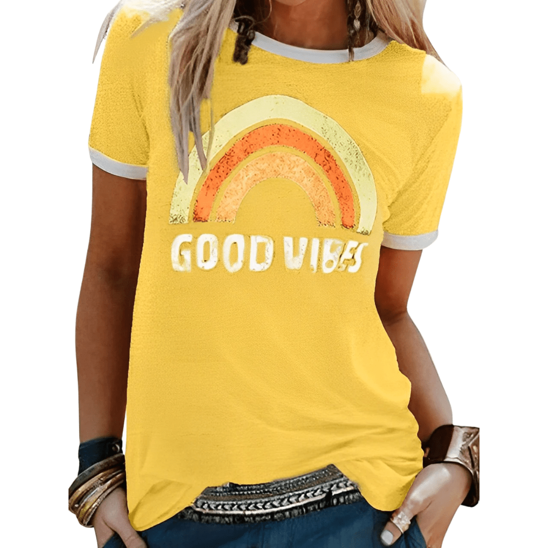 Nina|T-SHIRT GOOD VIBES