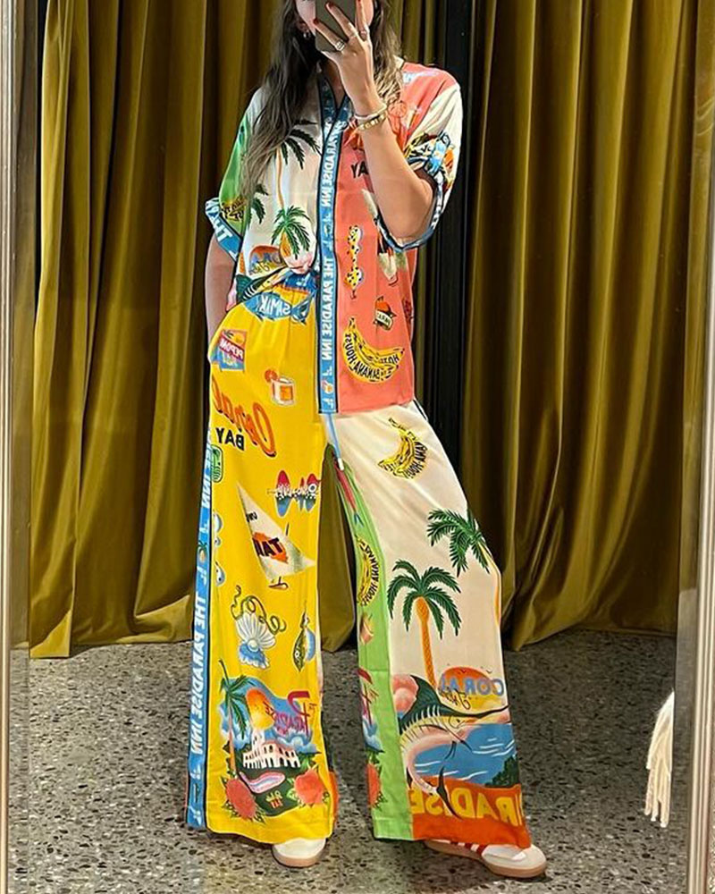 Sabine|Ensemble deux pièces style vacances