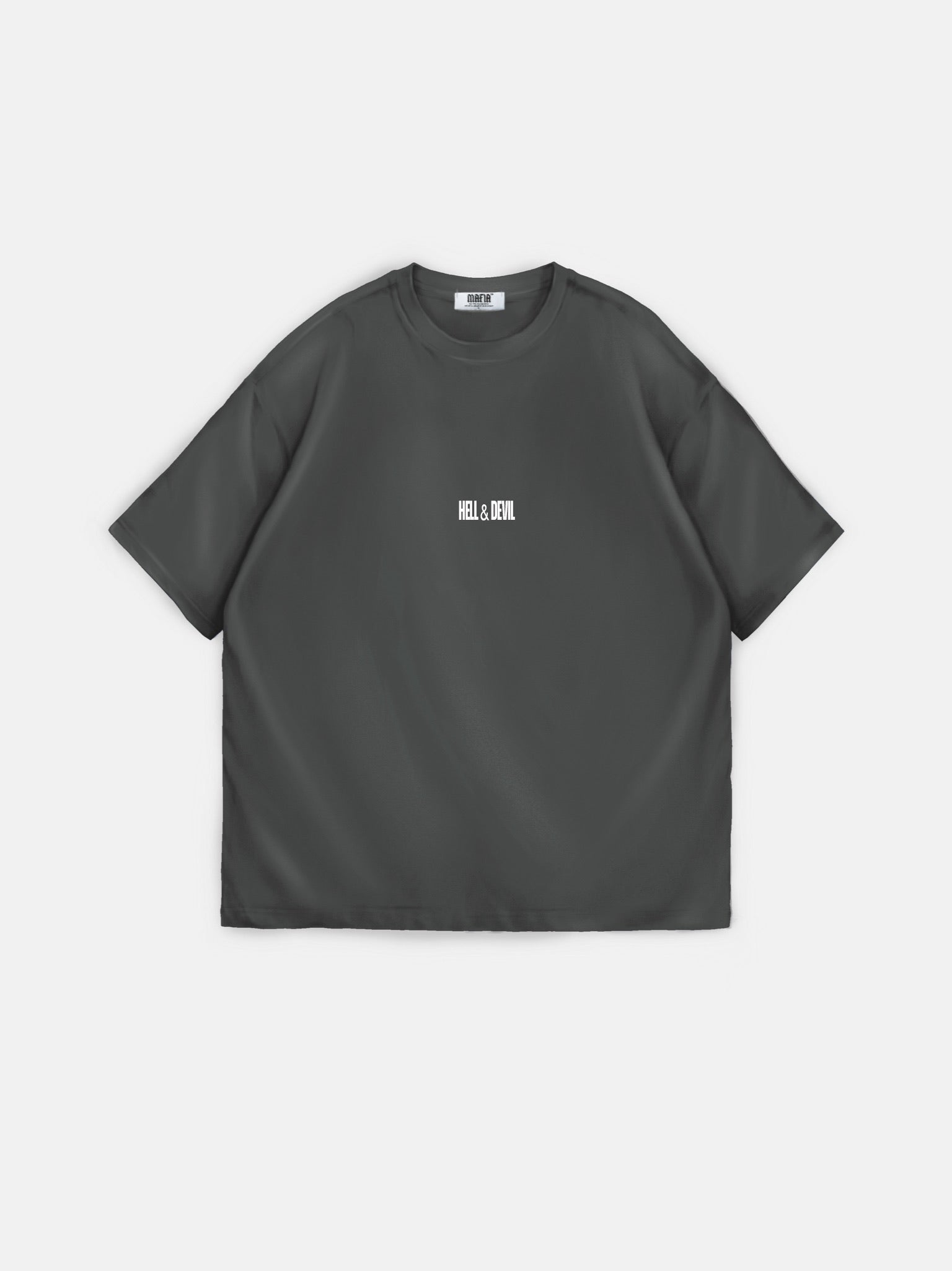 Oversize Statement T-shirt - Anthracite