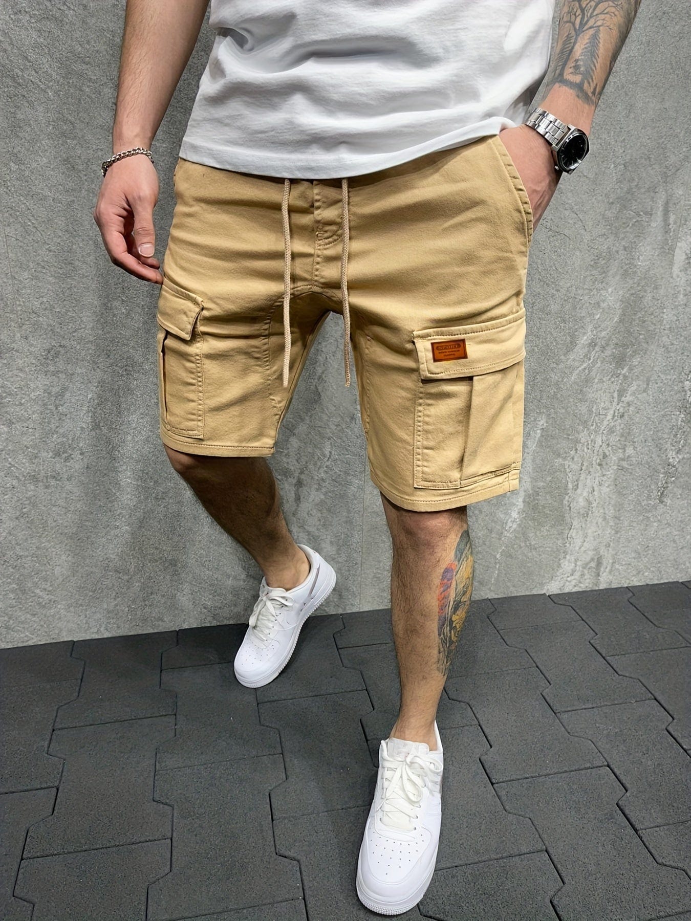 Quentin|Short cargo en coton pour homme