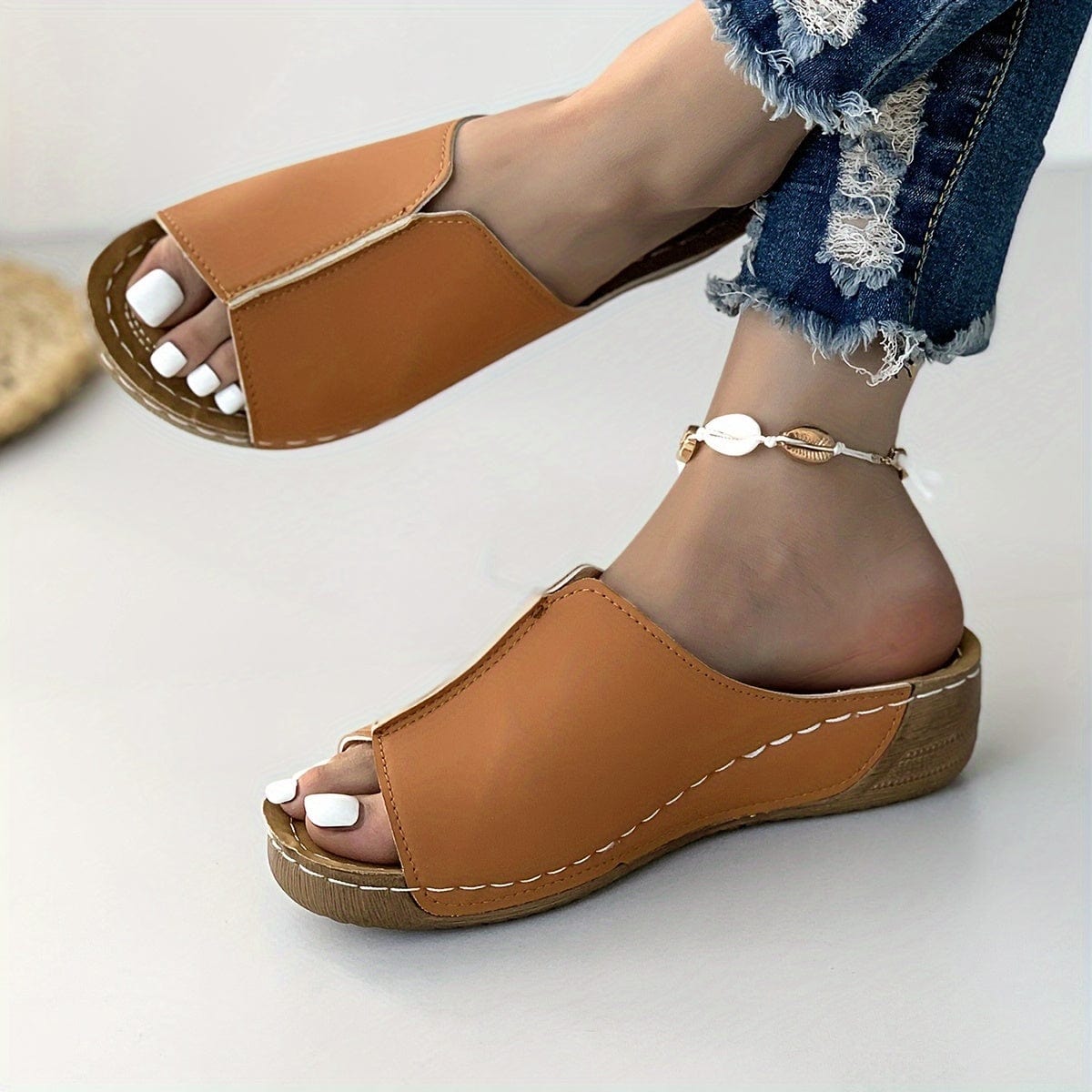 Sophia|Sandales à plateforme simples pour femmes