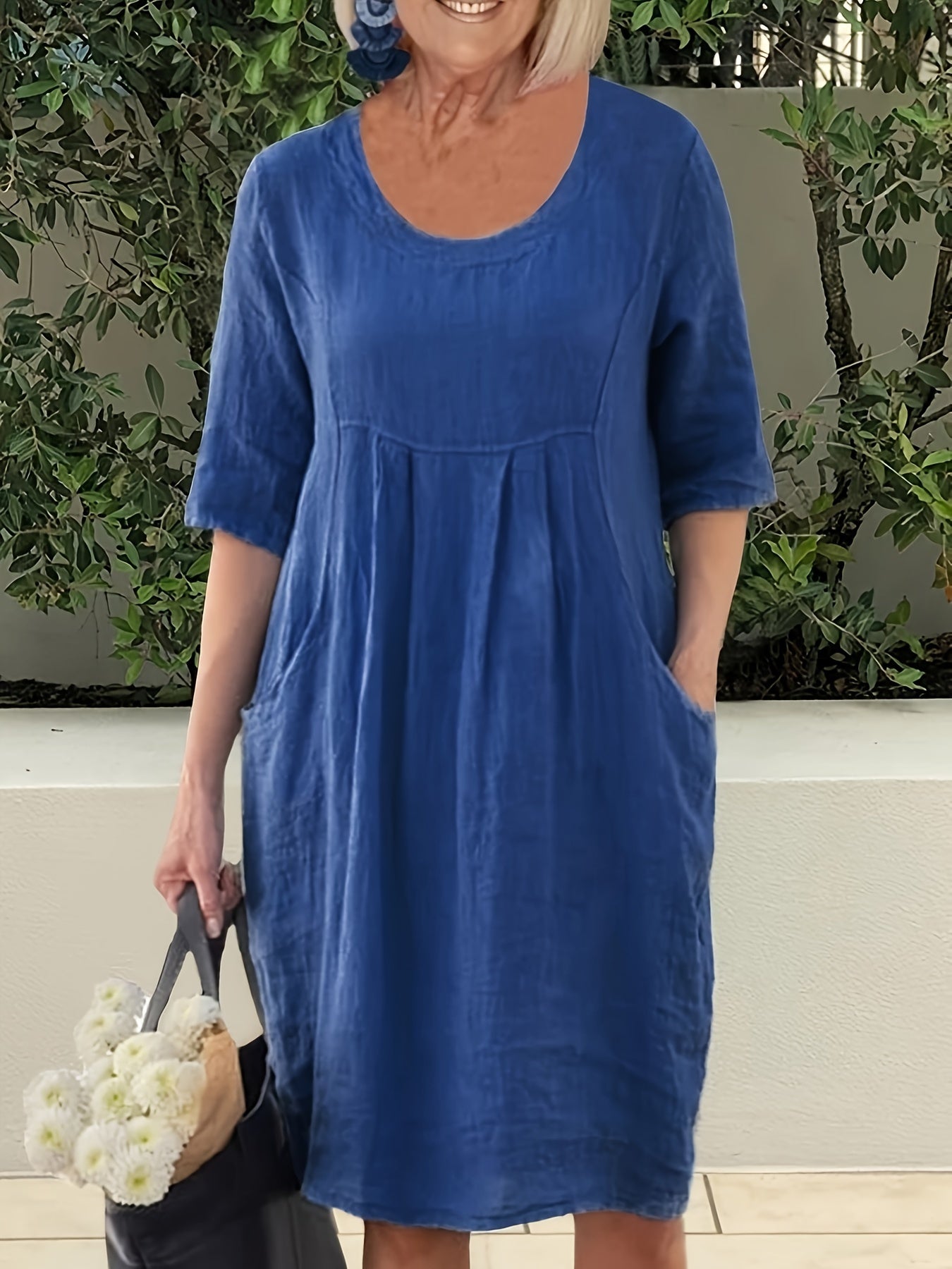 Victoria|Robe Décontractée à Poches pour Femmes