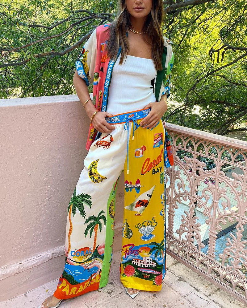 Sabine|Ensemble deux pièces style vacances