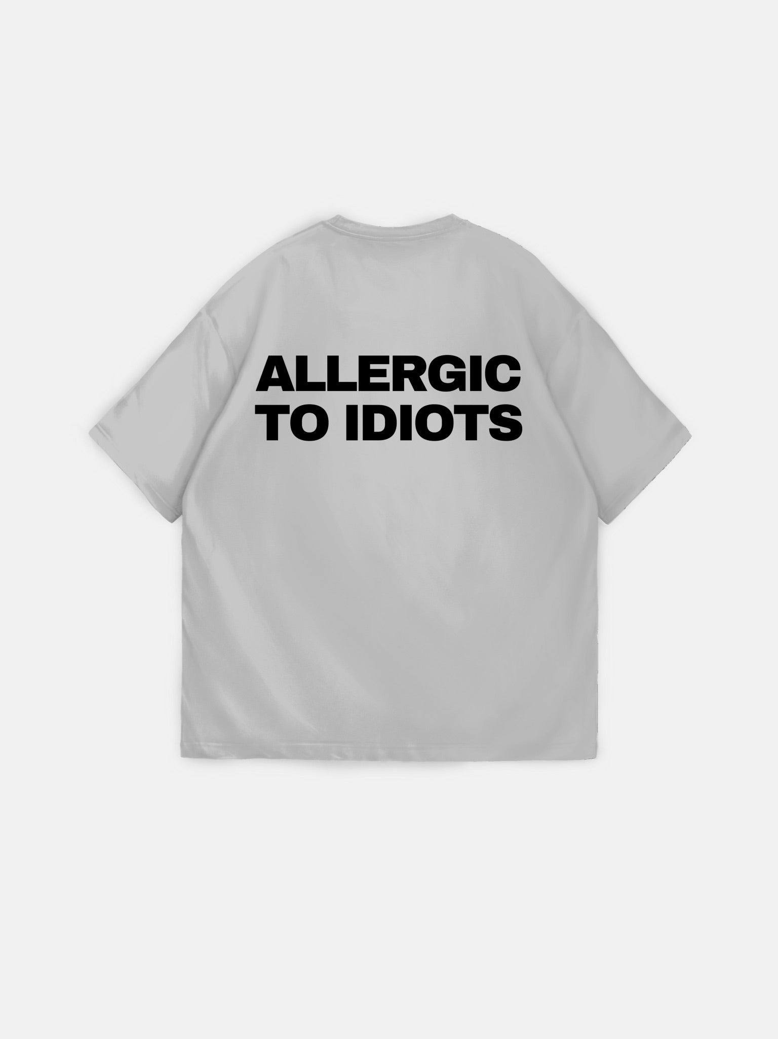 Oversize Statement T-shirt - Grey