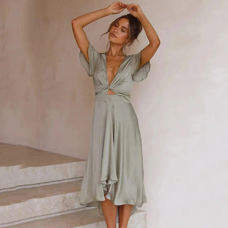 Cassandra|Robe en bois de rose