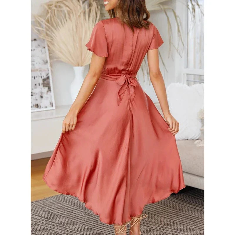 Cassandra|Robe en bois de rose