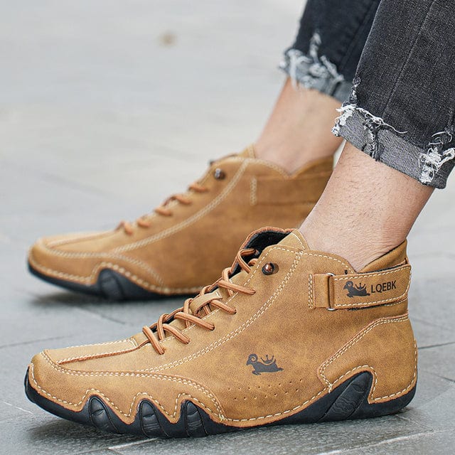 Chaussure antidérapante ultra-confortable en cuir (unisexe).