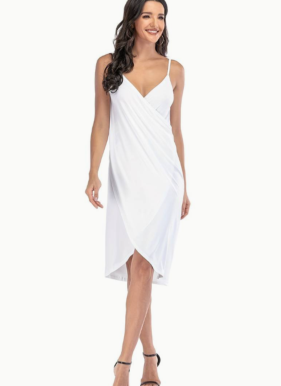 Marianne |Robe Décontractée à Col en V pour Femmes