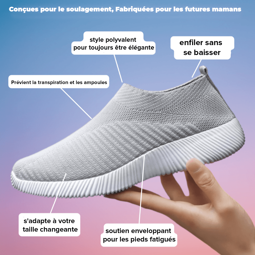 Margot|Chaussures spéciales grossesse.