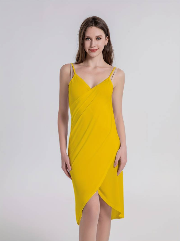 Marianne |Robe Décontractée à Col en V pour Femmes