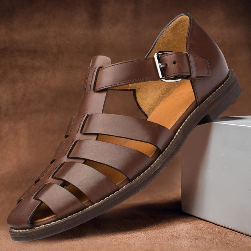 Stéphane|Sandales en Cuir pour homme