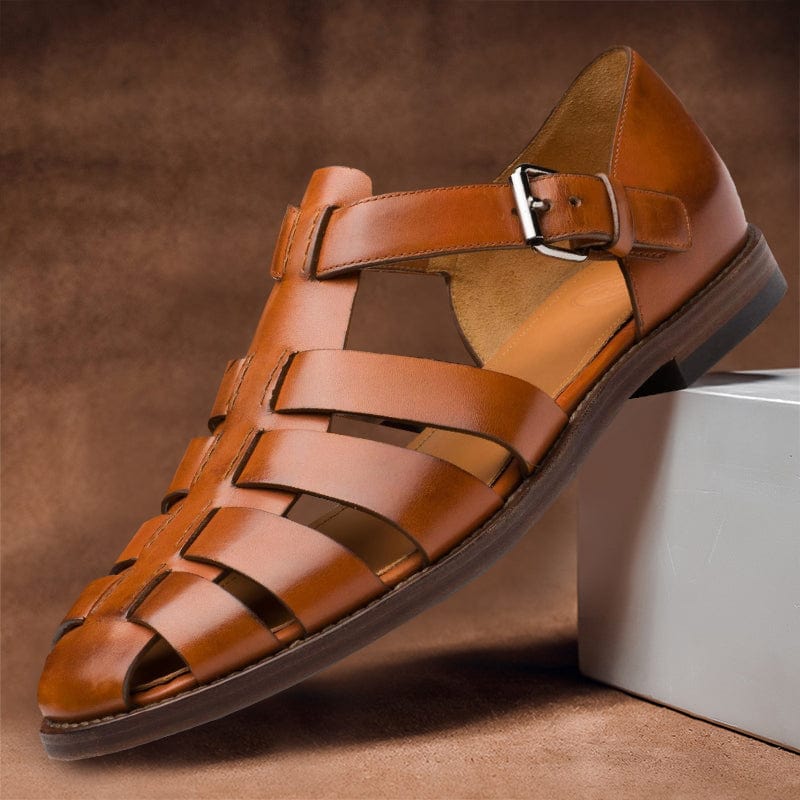 Stéphane|Sandales en Cuir pour homme