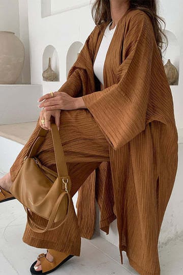 Roberta|Ensemble détendu de veste et pantalon