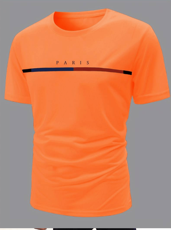 Paris|T-shirt avec Tissu extensible et confortable
