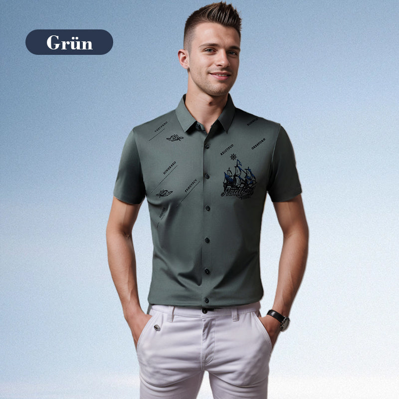 Anthony | Chemise de business à manches courtes et à boutons