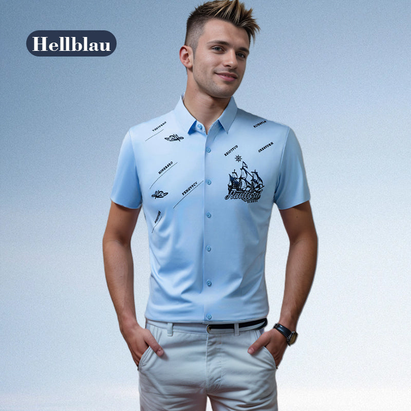 Anthony | Chemise de business à manches courtes et à boutons