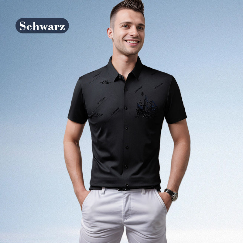 Anthony | Chemise de business à manches courtes et à boutons