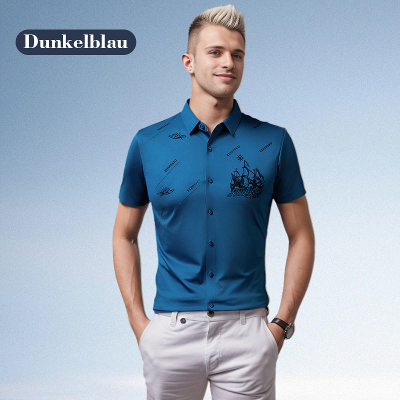 Anthony | Chemise de business à manches courtes et à boutons