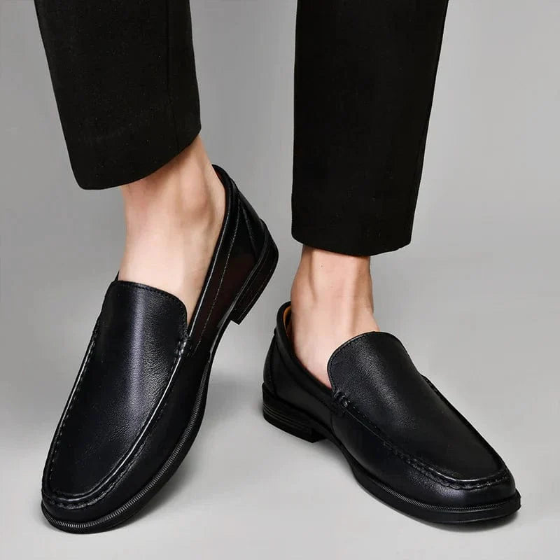 Victor|Mocassins en cuir véritable
