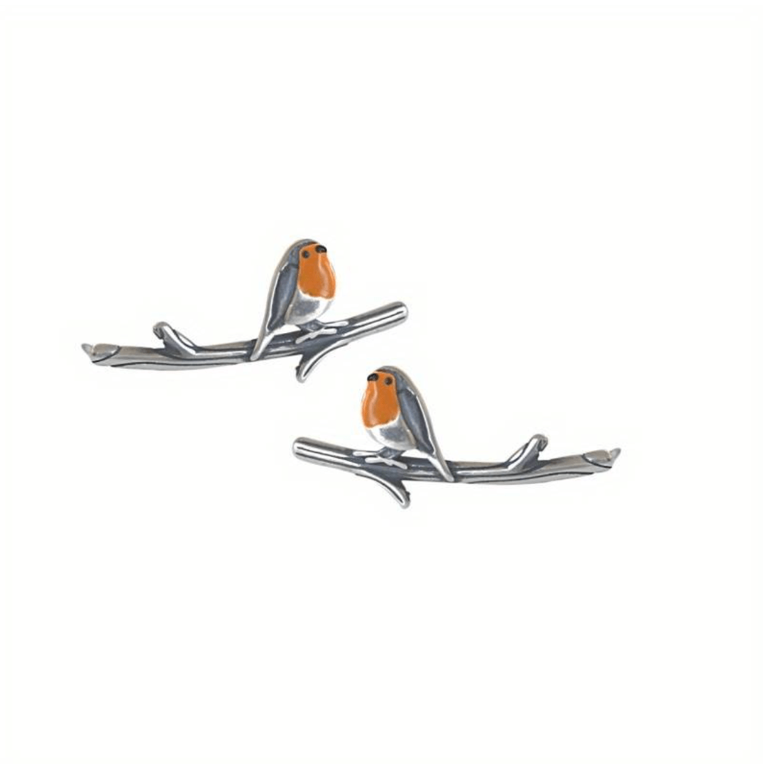 Oiseaux | Boucles d'oreilles en vitrail