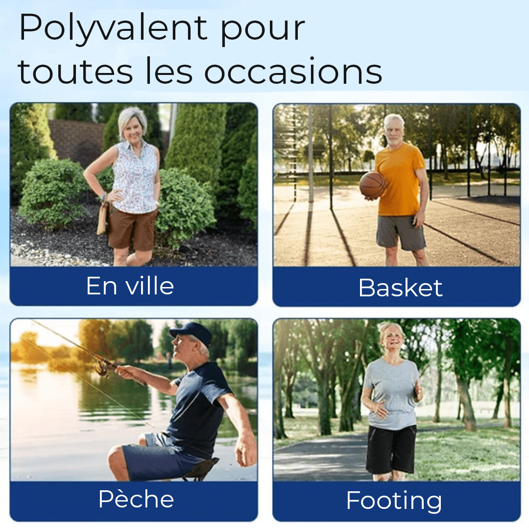 Alexis|Short unisexe ultra extensible