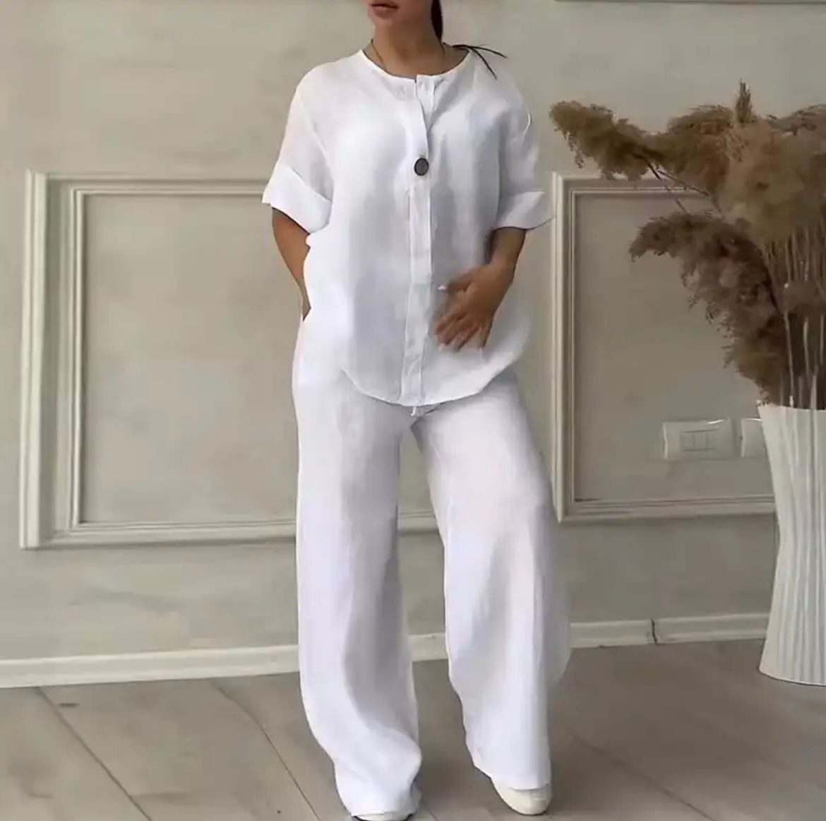 Irene|Ensemble Confortable en Lin