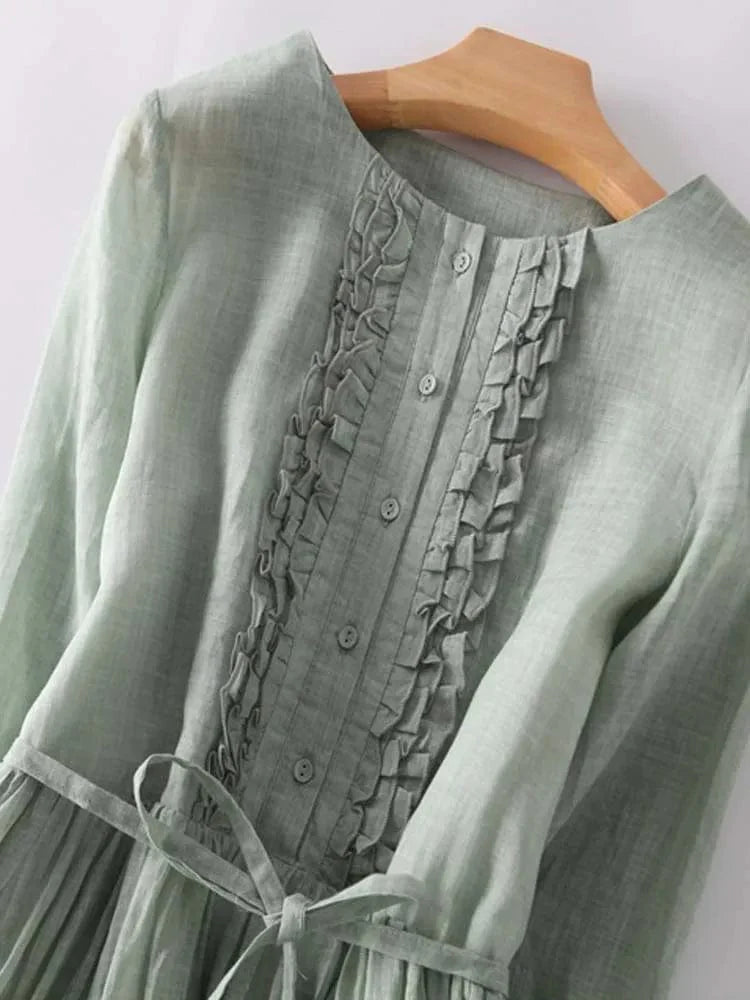 Pauline | Robe élégante en lin