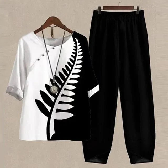 Katarina|Ensemble printanier à deux pièces