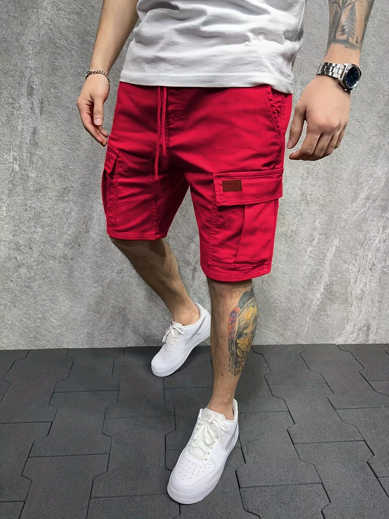Quentin|Short cargo en coton pour homme