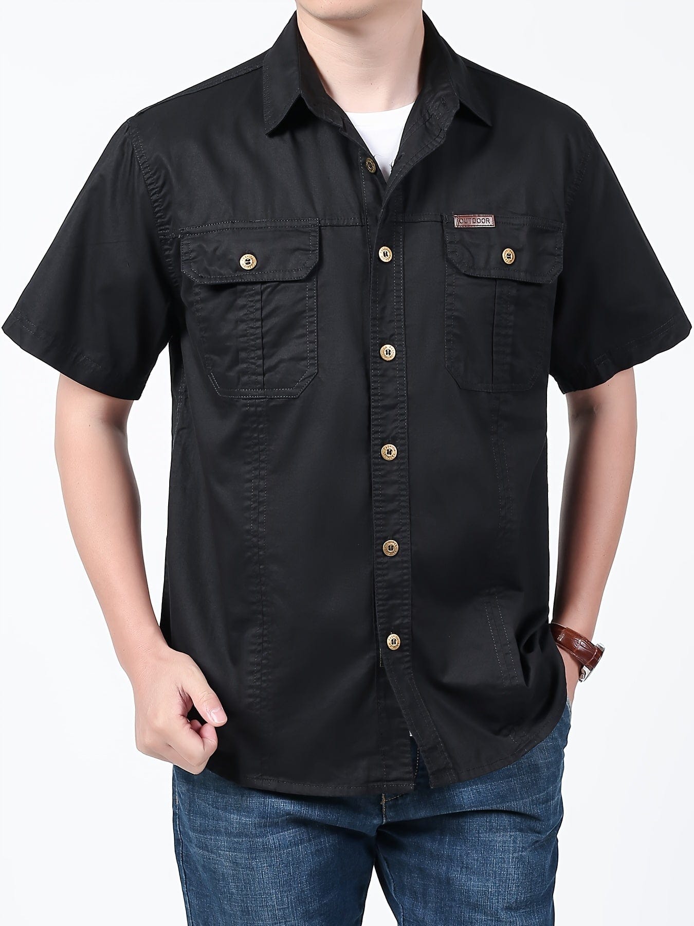 Sébastien|Chemise cargo élégante pour hommes