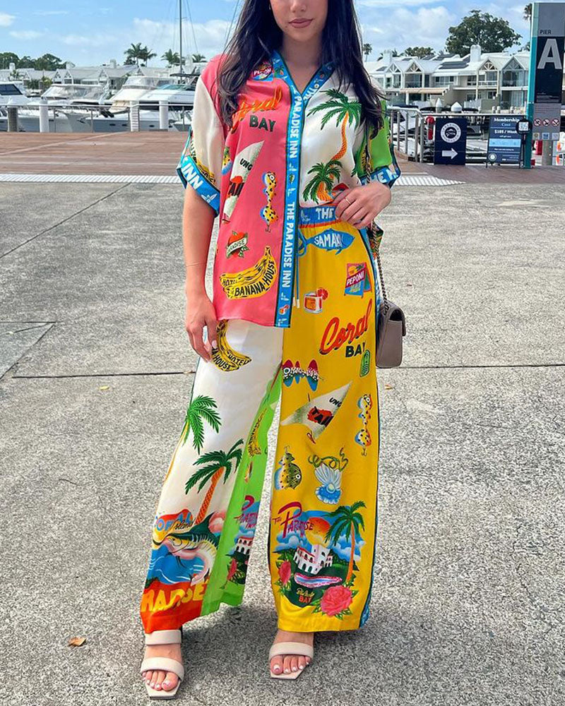 Sabine|Ensemble deux pièces style vacances