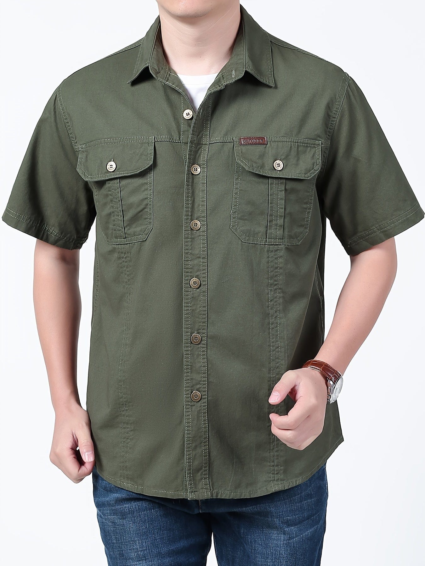 Sébastien|Chemise cargo élégante pour hommes