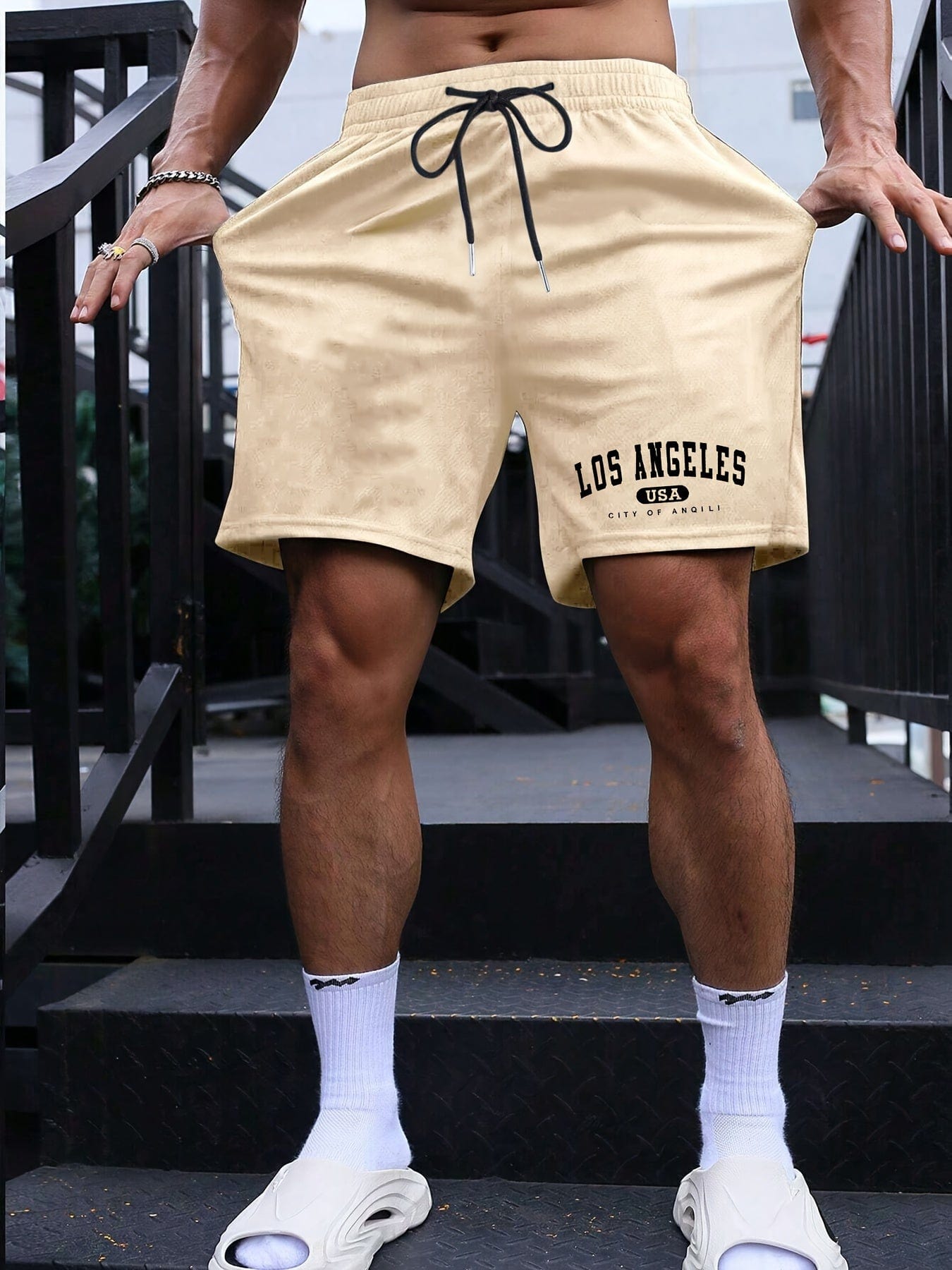 Romain|Shorts de plage extensible et confortable