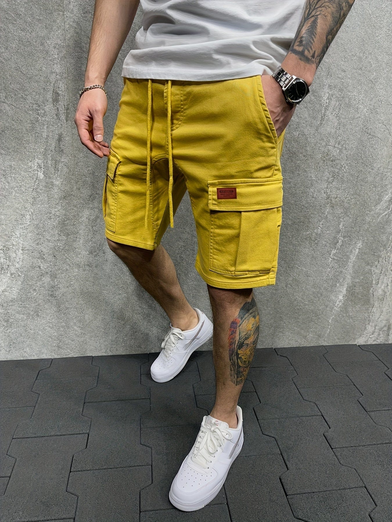 Quentin|Short cargo en coton pour homme