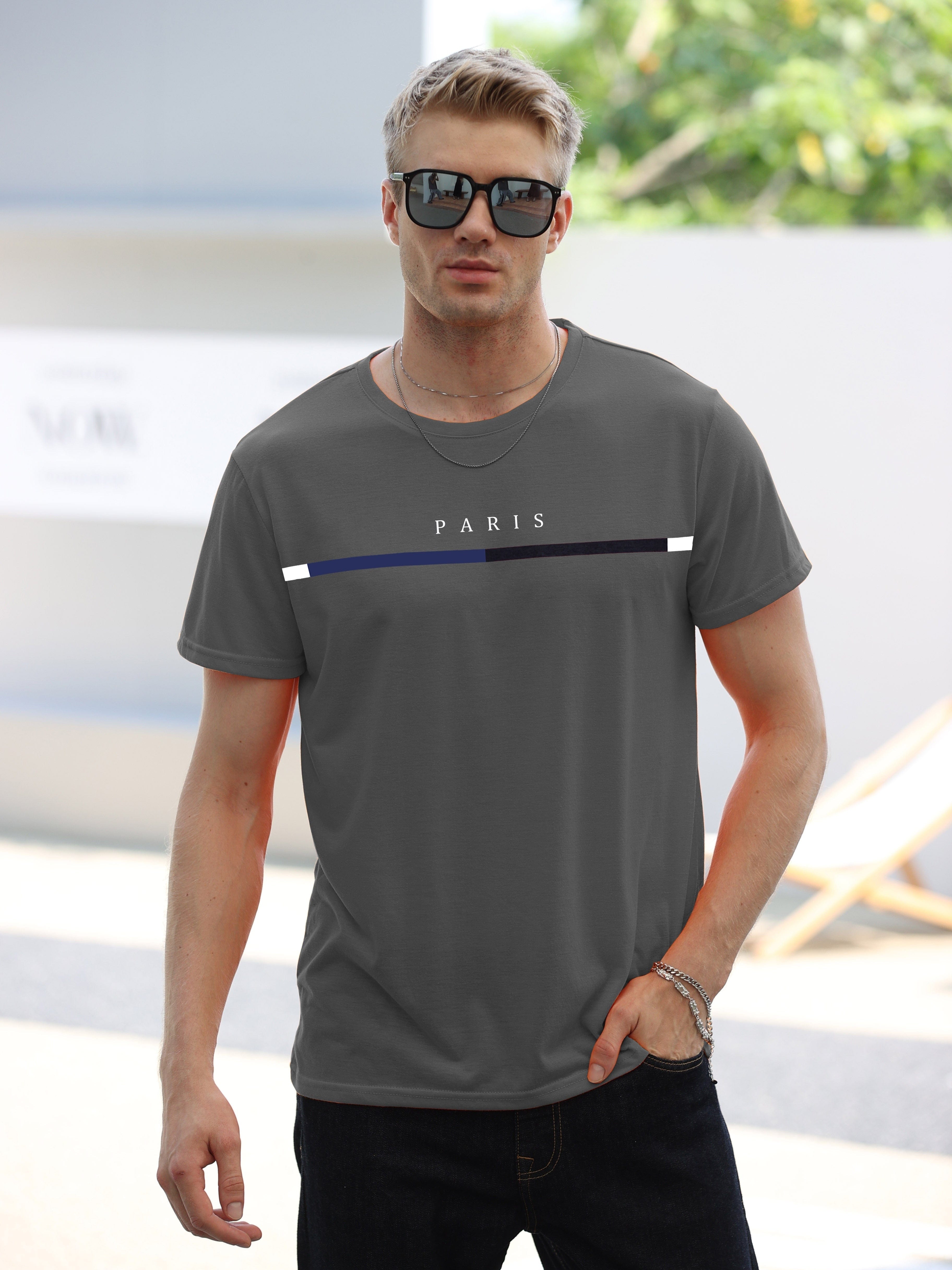 Paris|T-shirt avec Tissu extensible et confortable